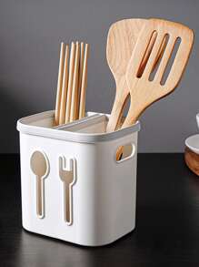 1pc Multifunction Cutlery Drain Rack