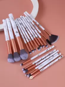 18pcs Makeup Brush Sets Premium Synthetic Hair Eyeshadow Blending Brush Sets Cosmetics Tools For Face And Eyes,Brush Set,Makeup Brush Kit,Make Up Brush Set,Make Up Set Complete,Makeup Brush Set,Complete Makeup Kit,Brush Kit,Brushes Makeup Set,Makeup Gift Set,Set - Light Grey - View 1