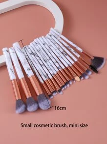 18pcs Makeup Brush Sets Premium Synthetic Hair Eyeshadow Blending Brush Sets Cosmetics Tools For Face And Eyes,Brush Set,Makeup Brush Kit,Make Up Brush Set,Make Up Set Complete,Makeup Brush Set,Complete Makeup Kit,Brush Kit,Brushes Makeup Set,Makeup Gift Set,Set - Light Grey - View 6