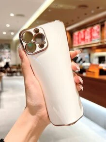 Iphone 16 电镀手机壳兼容 iPhone 15/15Pro/15Plus/15Promax - 杏色 - 查看 4