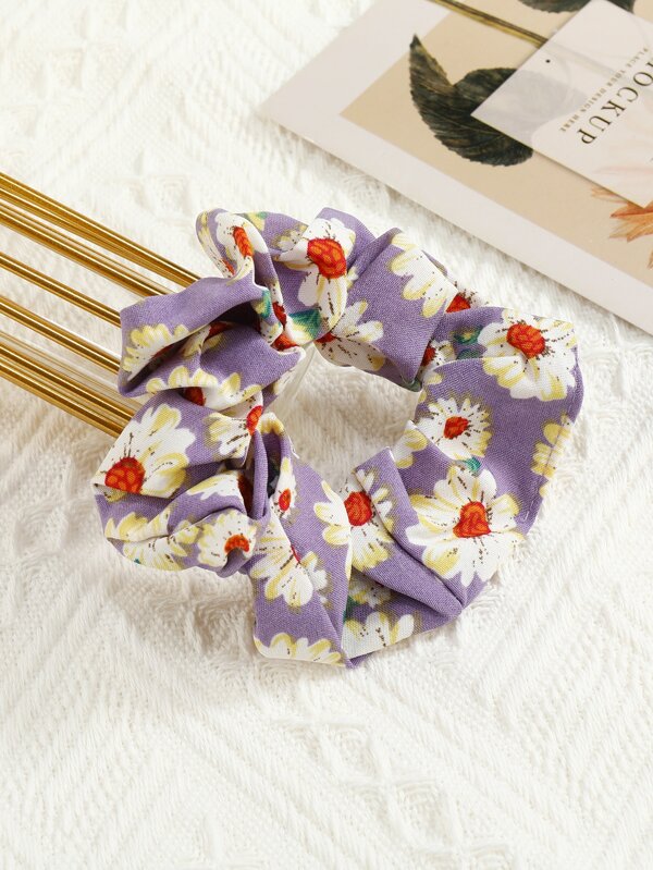 Haargummi mit Blume Muster