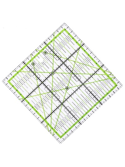 1pc Square Sewing Measuring Tool, Ruler, Sewing Accessory