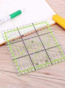1pc Square Sewing Measuring Tool, Ruler, Sewing Accessory - Multicolor - View 2
