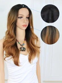 Long Body Wave Synthetic Wig - Multicolor - View 3