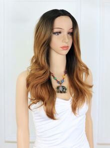 Long Body Wave Synthetic Wig - Multicolor - View 5