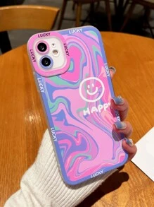 Abstract Fluid Pattern Phone Case - Multicolor - View 1