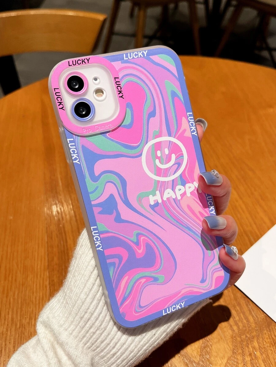 Abstract Fluid Pattern Phone Case - Multicolor - View 1