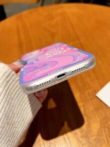 Abstract Fluid Pattern Phone Case - Multicolor - View 3