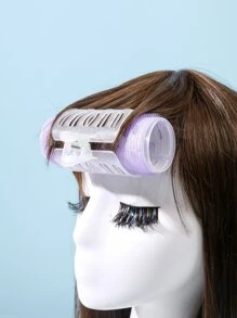 1pc Large Self-Adhesive Hair Curling Roller + 1pc Styling Clip ,Hair Rollers,Heatless Curls,Hair Curler,Hair Products And Accessories For Barber Salon Beauty Travel Essentials