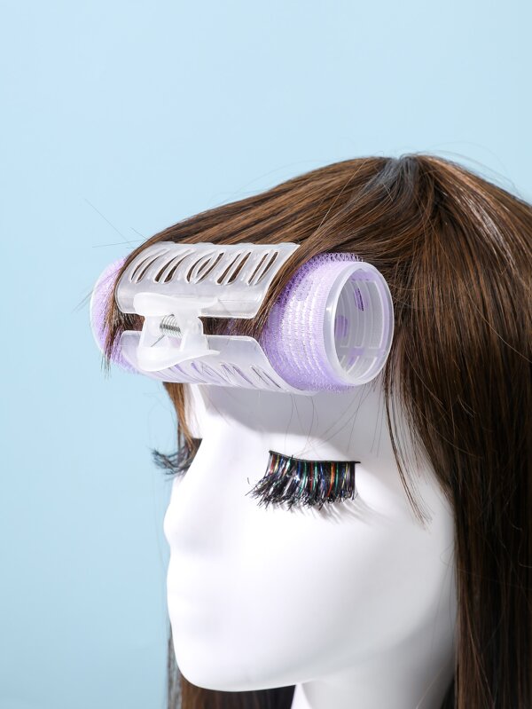 1pc Large Selfadhesive Hair Curling Roller + 1pc Styling Clip SHEIN USA