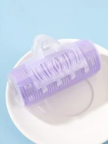 1pc Large Self-Adhesive Hair Curling Roller + 1pc Styling Clip ,Hair Rollers,Heatless Curls,Hair Curler,Hair Products And Accessories For Barber Salon Beauty Travel Essentials