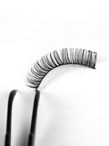 10pairs/set Cute Style Natural Small Curl Russian Volume Eyelashes 5-14mm - Black - View 4