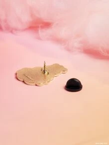 SHEIN X Care Bears 3 件装锌合金可爱熊图案胸针 - 彩色 - 查看 7