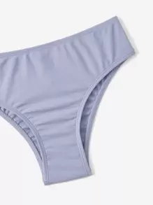 SHEIN 青少年女孩链式单肩比基尼套装夏季海滩