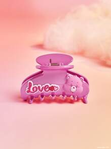 SHEIN X Care Bears 字母和卡通元素裝飾的可愛發卡