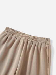 Muchica Quần thể thao nữ màu trơn - Màu nâu  Mocha - Xem 4