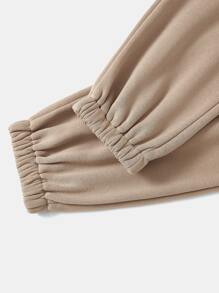 Muchica Quần thể thao nữ màu trơn - Màu nâu  Mocha - Xem 5