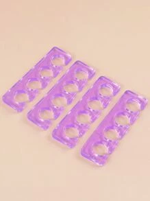 klimonla 2pcs Silicone Finger Splitter - Purple - View 5