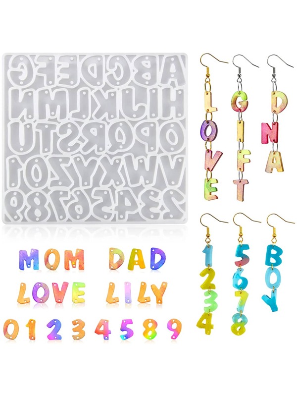 1pc Number Design DIY Silicone Mold