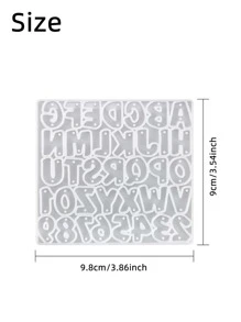 1pc Number Design DIY Silicone Mold