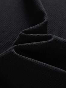 Men Paisley and Letter Graphic Tank Top & Drawstring Shorts - Black - View 4