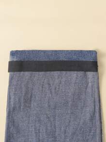 1pc 2M Self-Adhesive Pants Edge Sticker, Pants Length Changed Short Pants Leg Stickers - Black - View 4