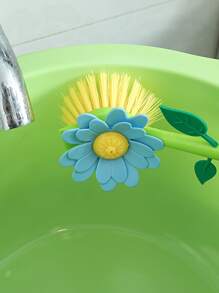 1pc Random Cleaning Brush & 1pc Base,Kitchen,Bathroom,Home,Household Suppliers - Multicolor - View 5