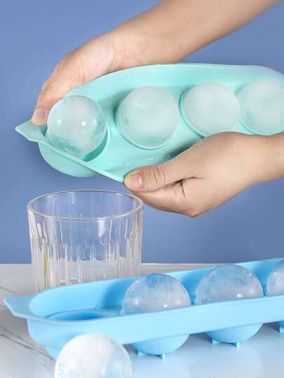 1入組隨機色冰球模具