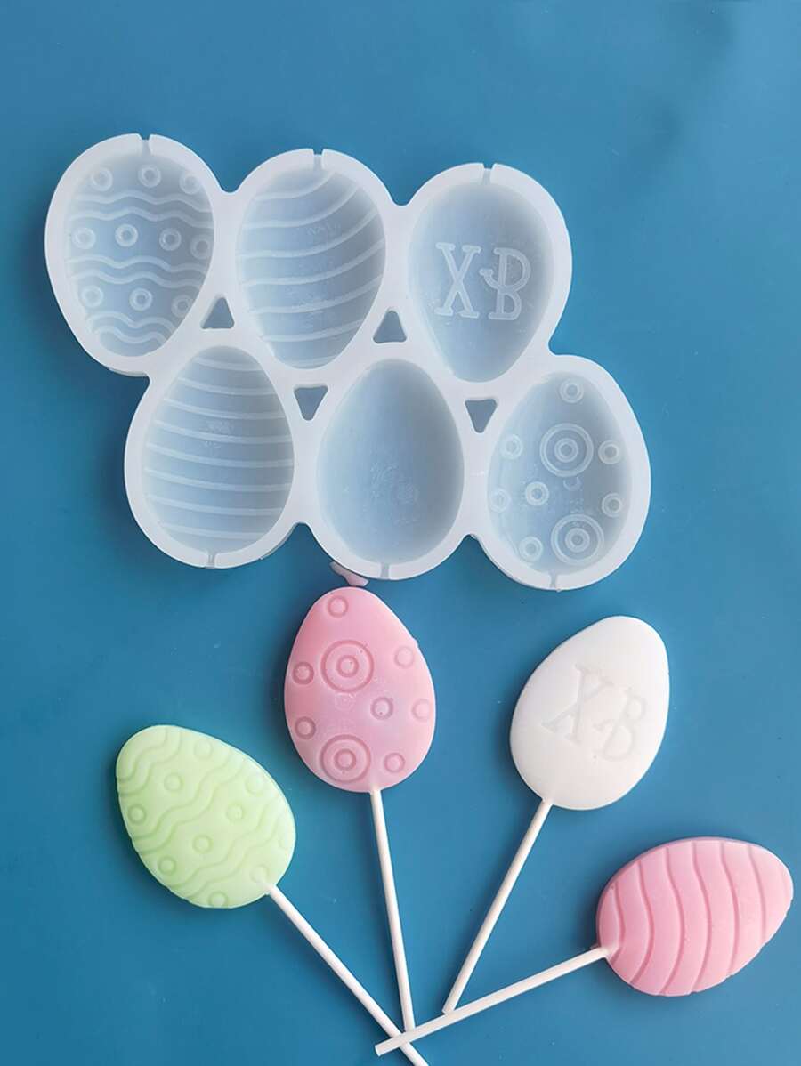 1 pieza Molde de caramelo huevo - Blanco - Ver 1