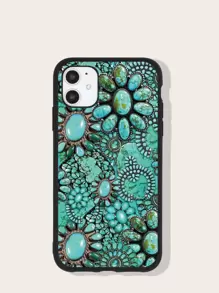 宝石图案手机壳，国际版，非国内版 - 彩色 - 查看 1