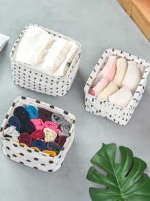 1 件随机图案内衣收纳盒装饰装饰节日装饰房间装饰家居装饰卧室装饰卧室、收纳盒、收纳盒、家居收纳、女式白色 T 恤、女式黑色裤子、女士冬装、连衣裙、女士冬装、优雅女装、女士白衬衫、长袖、女士白色连体裤、女士春季连衣裙、女士春季服装、春季、春装、极简主义、夏季上衣 - 彩色 - 查看 2