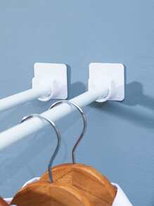 2 piezas set base de poste de armario de plástico - Blanco - Ver 2