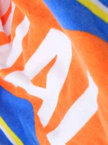 1 pieza Toalla de deporte con estampado de letra de color al azar - Multicolor - Ver 8