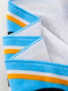 1 pieza Toalla de deporte con estampado de letra de color al azar - Multicolor - Ver 7