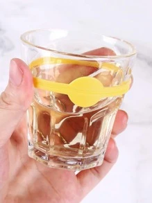 6pcs Random Silicone Wine Glass Marker - Multicolor - View 3