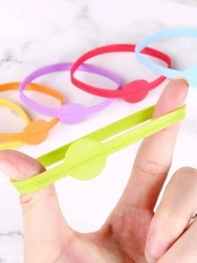 6pcs Random Silicone Wine Glass Marker - Multicolor - View 6