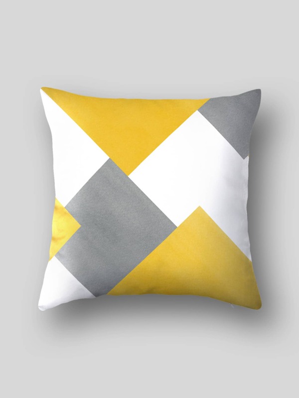 Funda de cojín con patrón geométrico, funda de almohada moderna de poliéster para sofá de sala de estar de dormitorio, inserto de almohada no incluido