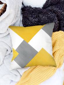 Geometric Pattern Cushion Cover, Modern Polyester Throw Pillow Cover For Bedroom Living Room Sofa, Pillow Insert Not Included - Multicolor - View 9