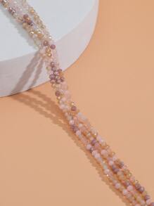 串玻璃珠 DIY 珠寶配件 - 彩色 - 查看 1