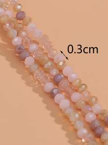 串玻璃珠 DIY 珠寶配件 - 彩色 - 查看 4