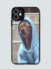 Dog Print Phone Case - Multicolor - View 1