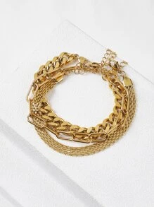 MOTF PREMIUM 3PCS MINIMALIST CHAIN BRACELET