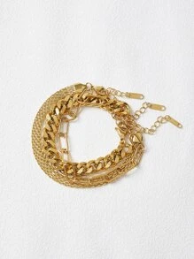 MOTF PREMIUM 3PCS MINIMALIST CHAIN BRACELET