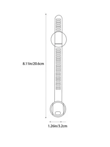 2pcs Clear Multifunction Lock, Adjustable Transparent Drawer Lock For Home - Clear - View 4