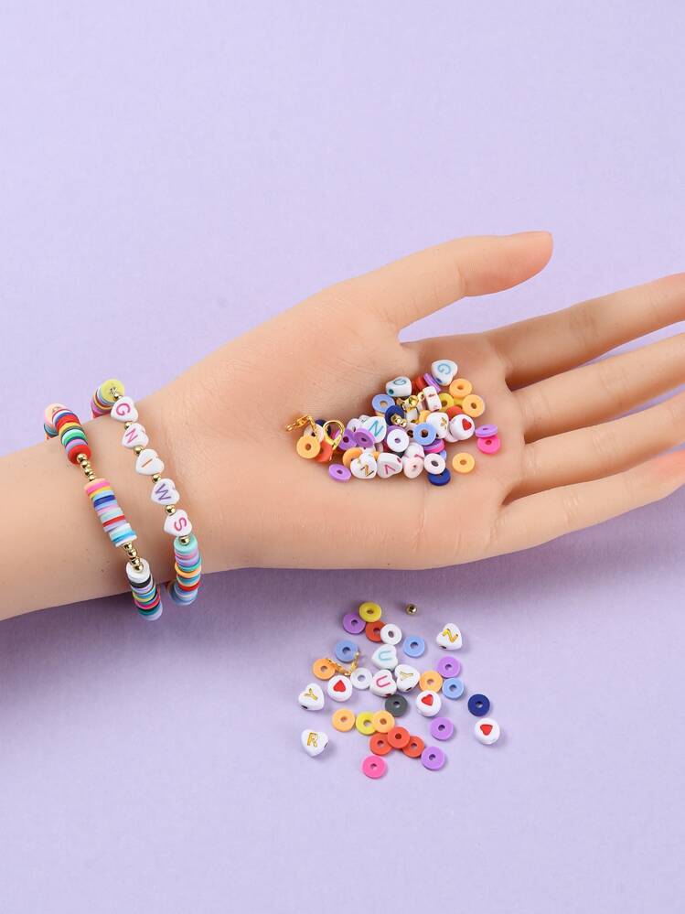 12000Pcs Perline di argilla che fanno il kit 6mm perline rotonde piatte di argilla polimerica per i gioielli che fanno le perline di Heishi per il braccialetto collana orecchino DIY
