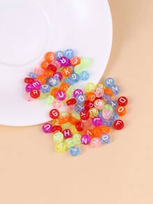 100入組字母細節DIY釘珠 - 彩色 - 查看 2