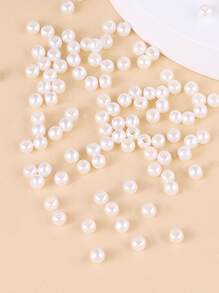 420pcs Faux Pearl Design DIY Bead - Beige - View 2