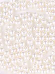200 chiếc Faux Pearl Design DIY Bead - Màu be - Xem 3