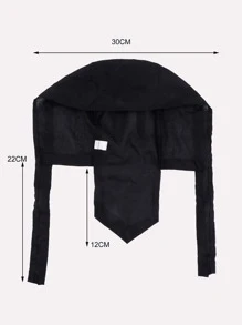 Quấn đầu rắn cho nam - màu đen - Xem 4