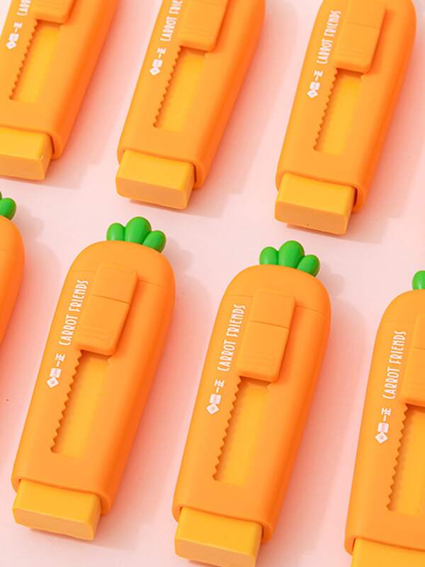 ممحاة بتصميم جزرة قطعة واحدة